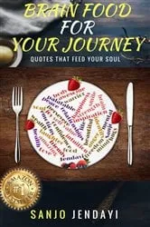 Book cover of Brain Food for Your Journey by Sanjo Jendayi