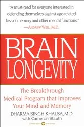 Book cover of Brain Longevity by Dharma Singh Khalsa
