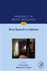 Book cover of Brain Research in Addiction by Tanya Calvey
