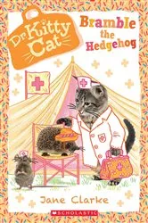 Book cover of Bramble the Hedgehog (Dr. KittyCat #10) by Jane Clarke