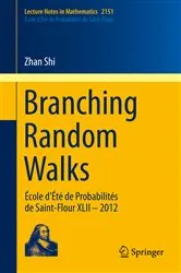 Book cover of Branching Random Walks by Zhan Shi