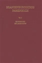 Book cover of Brandenburgisches Namenbuch by Elzbieta Foster