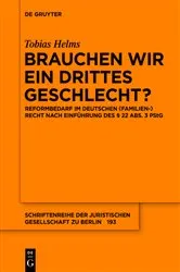Book cover of Brauchen wir ein drittes Geschlecht? by Tobias Helms