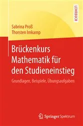 Book cover of Brückenkurs Mathematik für den Studieneinstieg by Sabrina Proß