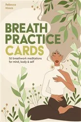 Book cover of Breath Practice Cards by Unknown