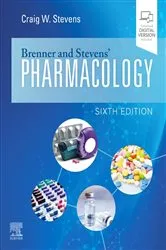 Book cover of Brenner and Stevens' Pharmacology E-Book (6th ed.) by Craig W. Stevens
