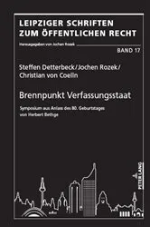 Book cover of Brennpunkt Verfassungsstaat by Jochen Rozek