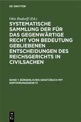 Book cover of Bürgerliches Gesetzbuch mit Einführungsgesetz by Unknown