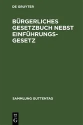 Book cover of Bürgerliches Gesetzbuch nebst Einführungsgesetz (16th ed.) by Unknown