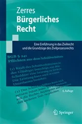 Book cover of Bürgerliches Recht (6th ed.) by Thomas Zerres