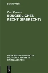 Book cover of Bürgerliches Recht (Erbrecht) (3rd ed.) by Unknown