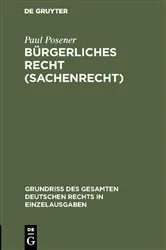 Book cover of Bürgerliches Recht (Sachenrecht) (3rd ed.) by Unknown