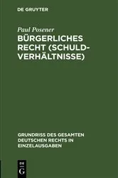 Book cover of Bürgerliches Recht (Schuldverhältnisse) (3rd ed.) by Unknown