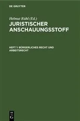 Book cover of Bürgerliches Recht und Arbeitsrecht by Helmut Rühl