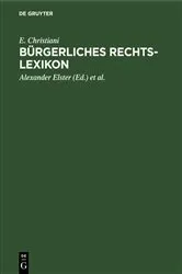 Book cover of Bürgerliches Rechts-Lexikon (4th ed.) by Unknown