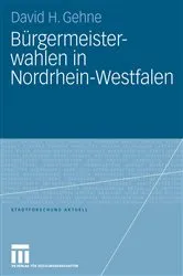 Book cover of Bürgermeisterwahlen in Nordrhein-Westfalen by David H. Gehne
