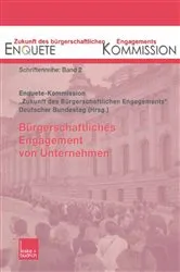 Book cover of Bürgerschaftliches Engagement von Unternehmen by Enquete-Kommission 