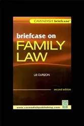 Book cover of Briefcase on Family Law by L.B. Curzon