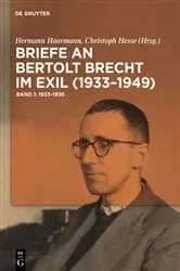 Book cover of Briefe an Bertolt Brecht im Exil (1933–1949) by Hermann Haarmann