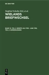 Book cover of Briefe Juli 1793 - Juni 1795, Teil 2: Anmerkungen by Klaus Gerlach