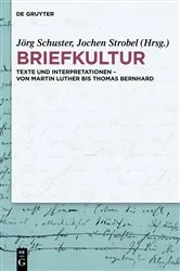 Book cover of Briefkultur by Jörg Schuster