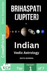 Book cover of Brihaspati (Jupiter) in Indian Vedic Astrology by Daya Sharma