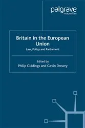 Book cover of Britain in the European Union by P. Giddings