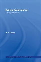 Book cover of British Broadcasting by R.H. Coase