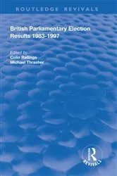 Book cover of British Parliamentary Election Results 1983-1997 by Colin Rallings