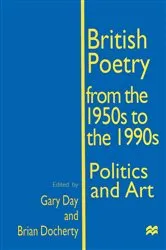 Book cover of British Poetry from the 1950s to the 1990s by Gary Day