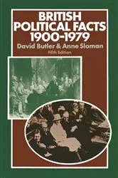 Book cover of British Political Facts 1900–1979 (5th ed.) by David Butler