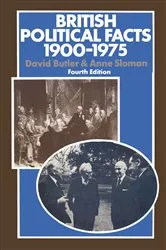 Book cover of British Political Facts (2nd ed.) by David Butler