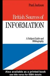 Book cover of British Sources of Information by P. Jackson
