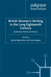 Book cover of British Women's Writing in the Long Eighteenth Century by J. Batchelor