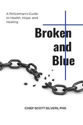 Book cover of Broken and Blue by Scott Silverii