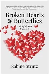 Book cover of Broken Hearts & Butterflies by Sabine Strutz