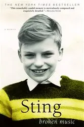 Book cover of Broken Music by Sting