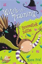 Book cover of Broomstick Battles by Maeve Friel