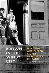 Book cover of Brown in the Windy City by Lilia Fernández