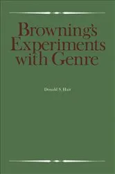 Book cover of Browning's Experiments with Genre by Hair, Donald, S.