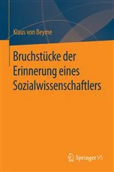 Book cover of Bruchstücke der Erinnerung eines Sozialwissenschaftlers by Klaus von Beyme