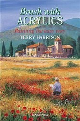 Book cover of Brush with Acrylics by Terry Harrison