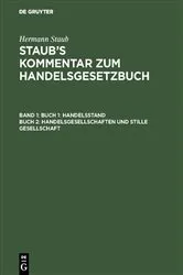 Book cover of Buch 1: Handelsstand, Buch 2: Handelsgesellschaften und stille Gesellschaft (8th ed.) by Unknown
