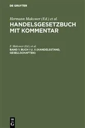 Book cover of Buch I u. II (Handelsstand, Gesellschaften) (12th ed.) by F. Makower