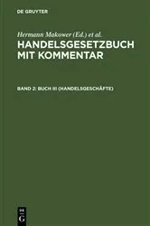 Book cover of Buch III (Handelsgeschäfte) (13th ed.) by Hermann Makower