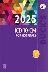 Book cover of Buck's 2025 ICD-10-CM for Hospitals - E-BOOK by Unknown