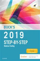 Book cover of Buck's Step-by-Step Medical Coding, 2019 Edition E-Book by Elsevier