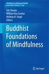 Book cover of Buddhist Foundations of Mindfulness by Edo Shonin