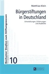 Book cover of Buergerstiftungen in Deutschland by Fundare e.V.