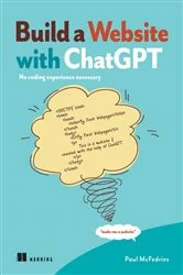 Book cover of Build a Website with ChatGPT by Paul McFedries